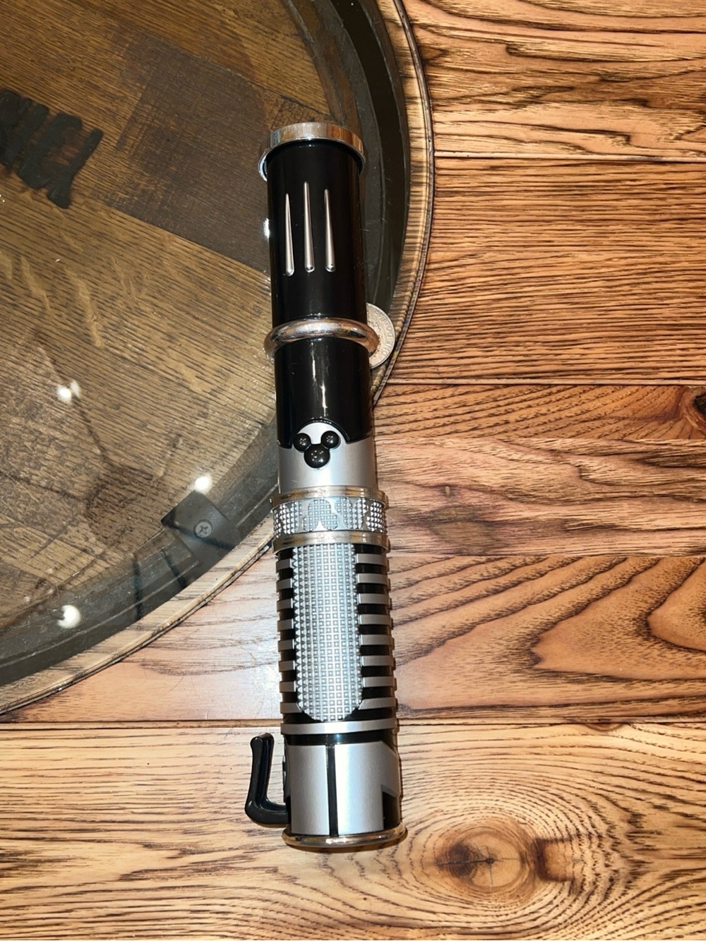 Hasbro Star Wars Light Saber Disney Mickey 2008 with Rumble And Sound Blue